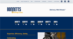 Desktop Screenshot of bonnettsenergy.com